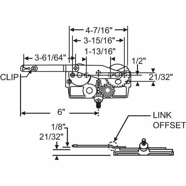 Strybuc TRUTH'S RH DYAD OPERATOR 36-194